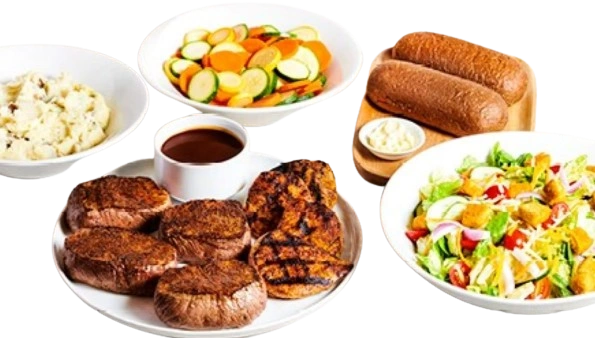 Center-Cut Sirloin* & Grilled Chicken for 4

